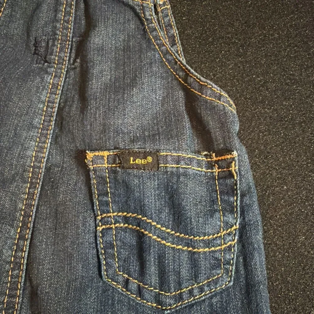 Lee 3-6 Months Baby Denim Shortalls Overalls Jean Girls Boys One Piece -171